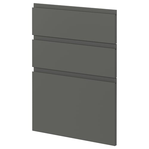 METOD 3 faces pr lave-vaisselle, Voxtorp gris foncé, 60 cm