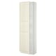 METOD Armoire avec tablettes, blanc/Bodbyn blanc cassé, 60x37x200 cm