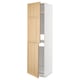 METOD Armoire pour réfrig./congélateur, blanc/Forsbacka chêne, 60x60x220 cm