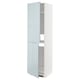 METOD Armoire pour réfrig./congélateur, blanc/Kallarp bleu gris clair, 60x60x220 cm