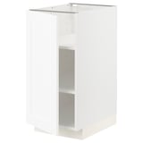 METOD Élément bas avec tablettes, blanc Enköping/blanc effet bois, 40x60 cm
