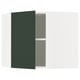 METOD Élément mural angle + tablettes, blanc/Havstorp vert profond, 68x60 cm