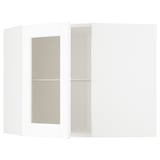 METOD Élt mur ang+tblts/pte vit, blanc Enköping/blanc effet bois, 68x60 cm