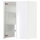METOD Élt mur pr hotte av tabl/pte, blanc/Ringhult blanc, 60x80 cm