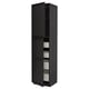 METOD / MAXIMERA Armoire 2 portes/4 tiroirs, noir/Lerhyttan teinté noir, 60x60x240 cm