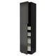 METOD / MAXIMERA Armoire 2 portes/4 tiroirs, noir/Nickebo anthracite mat, 60x60x240 cm