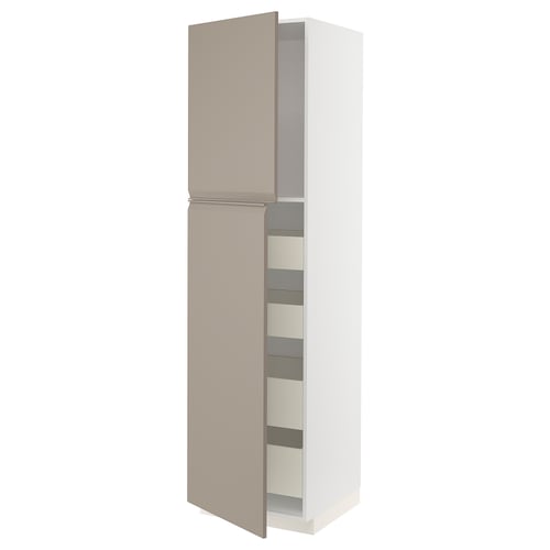 METOD / MAXIMERA Armoire 2 portes/4 tiroirs