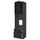 METOD / MAXIMERA Armoire four/micro-ondes+porte/2tir