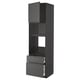 METOD / MAXIMERA Armoire four/micro-ondes+porte/2tir