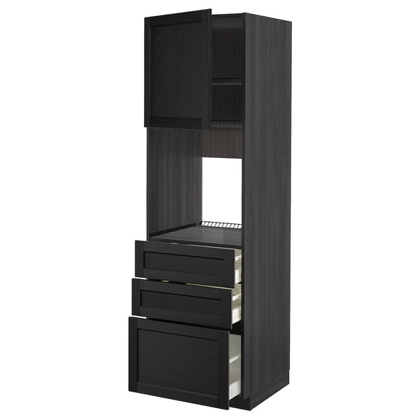 METOD / MAXIMERA Armoire four+porte/3 tiroirs