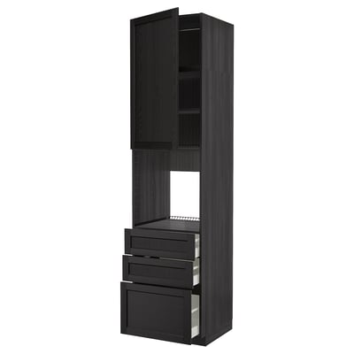 METOD / MAXIMERA Armoire four+porte/3 tiroirs