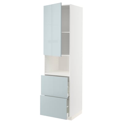 METOD / MAXIMERA Armoire micro-ondes av porte/2 tir