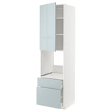 METOD / MAXIMERA Armoire pour four+porte/2 tiroirs