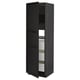 METOD / MAXIMERA Élément armoire avec tiroirs, noir/Lerhyttan teinté noir, 60x60x200 cm