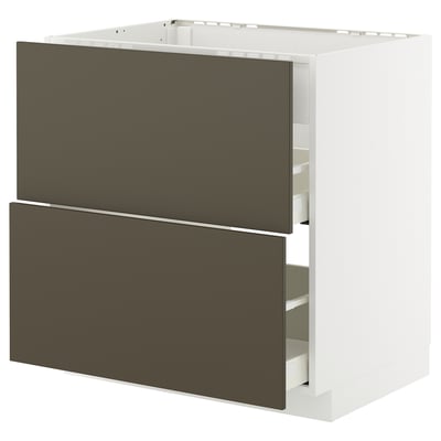 METOD / MAXIMERA Élément bas table cuisson/hotte tir