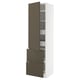 METOD / MAXIMERA Élément haut+tablettes/4tir/pte/2fc