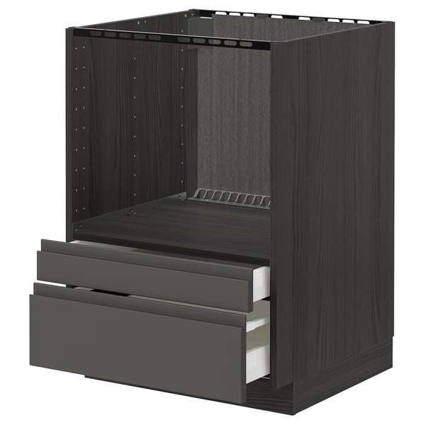METOD / MAXIMERA Meuble pour micro combi/tiroirs