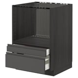 METOD / MAXIMERA Meuble pour micro combi/tiroirs