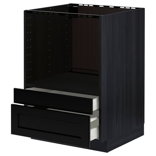 METOD / MAXIMERA Meuble pour micro combi/tiroirs