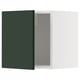 METOD Rangement mural, blanc/Havstorp vert profond, 40x40 cm