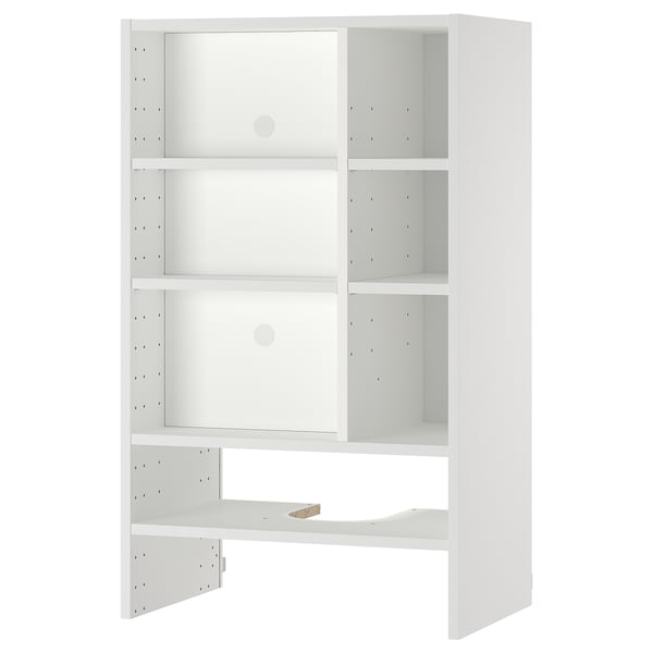 METOD Struct élément mural pr hotte intég, blanc, 60x37x100 cm