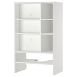 METOD Struct élément mural pr hotte intég, blanc, 60x37x100 cm