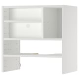 METOD Struct élément mural pr hotte intég, blanc, 60x37x60 cm