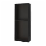 METOD Structure élément armoire, effet bois noir, 80x37x200 cm