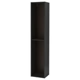 METOD Structure élément armoire, effet bois noir, 40x37x200 cm