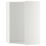 METOD Structure élément mural d'angle, blanc, 68x37x100 cm