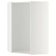METOD Structure élément mural d'angle, blanc, 68x37x100 cm