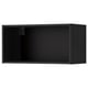 METOD Structure élément mural, effet bois noir, 80x37x40 cm