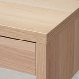 MICKE Bureau, effet chêne blanchi, 105x50 cm