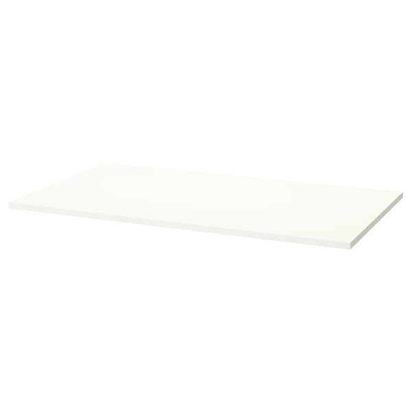 MITTZON Plateau de table, blanc, 120x68 cm