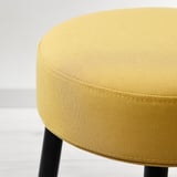 MÖRTFORS Pouf, Diseröd jaune foncé, 47x47 cm