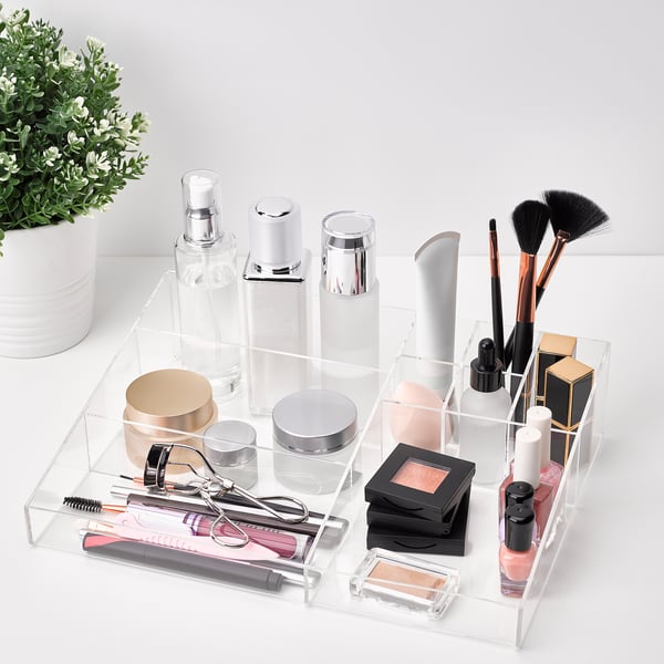 MOJAN Rangement maquillage, 31.5x23x7.5 cm