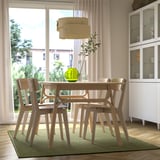 MORUM Tapis tissé à plat, int/extérieur, vert, 160x230 cm