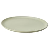 MOSSMAL Assiette, motif à pois/vert clair, 22 cm