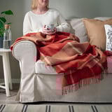 MYRULL Plaid, rouge, 130x170 cm