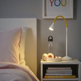 NÄVLINGE Lampe de bureau à LED, jaune/blanc
