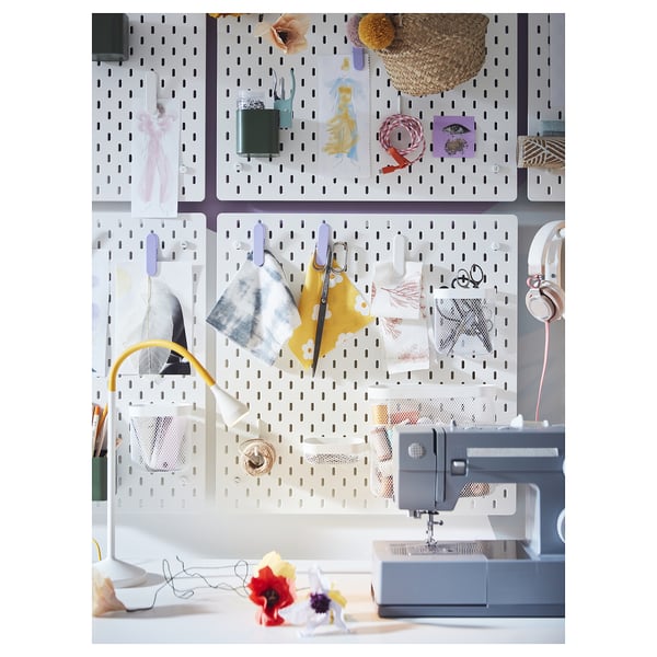 NÄVLINGE Lampe de bureau à LED, jaune/blanc