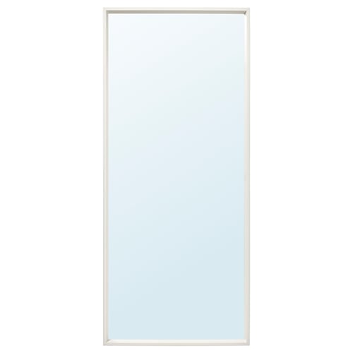 NISSEDAL Miroir, blanc, 65x150 cm