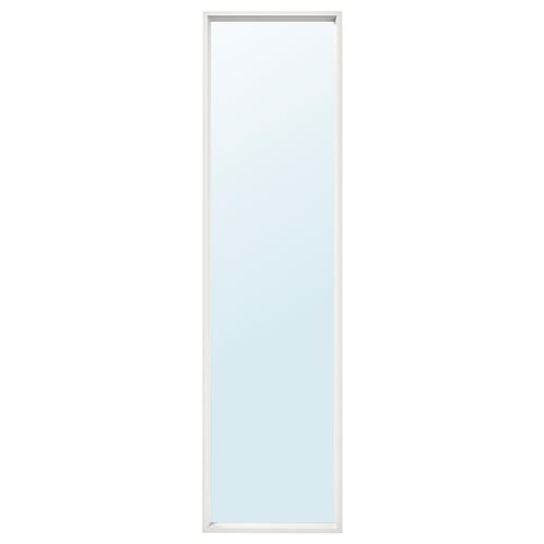 NISSEDAL Miroir, blanc, 40x150 cm
