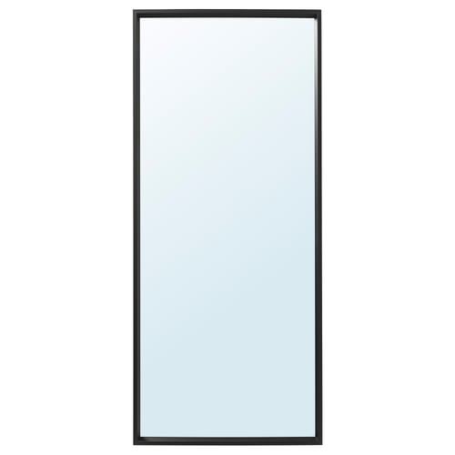 NISSEDAL Miroir, noir, 65x150 cm