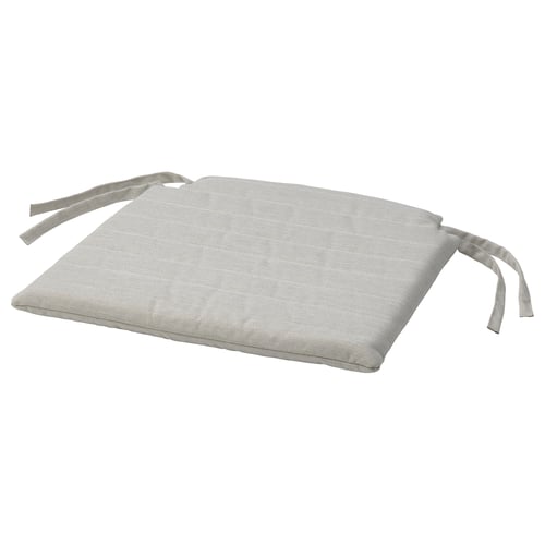NORDVIKEN Carreau de chaise, beige, 44/40x43x4 cm