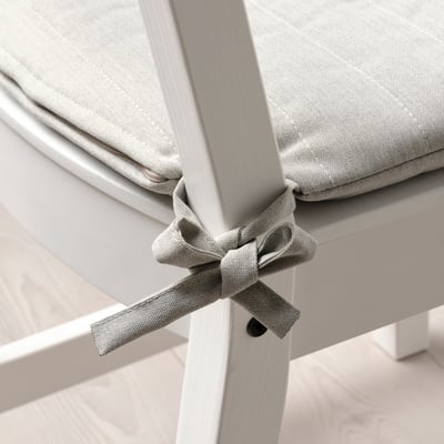 NORDVIKEN Carreau de chaise, beige, 44/40x43x4 cm