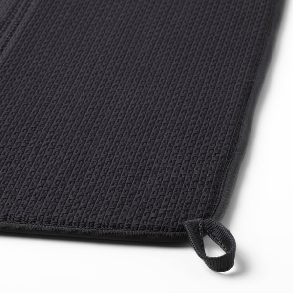 NYSKÖLJD Tapis séchage vaisselle, gris foncé, 44x36 cm