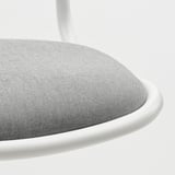 ÖRFJÄLL Chaise de bureau enfant, blanc/Vissle gris clair