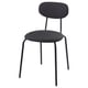 Option : ÖSTANÖ Chaise, noir Remmarn/gris foncé