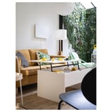 ÖSTAVALL Table basse réglable, blanc, 90 cm